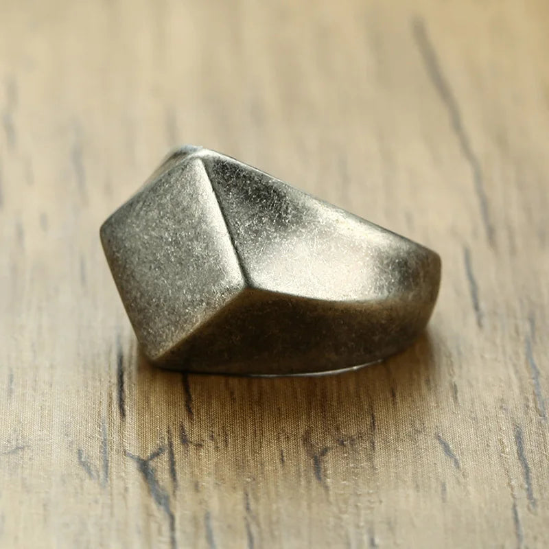 YUNIK 'KUBE' Stainless Ring