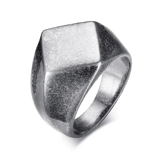 YUNIK 'KUBE' Stainless Ring