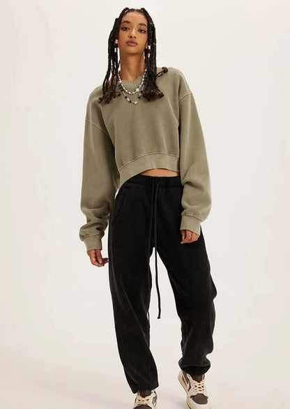 YUNIK 'Layer' Cropped Sweater