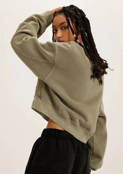 YUNIK 'Layer' Cropped Sweater