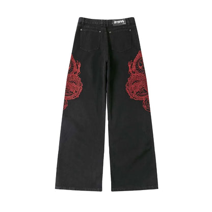 YUNIK 'Dragon' Denim Pants