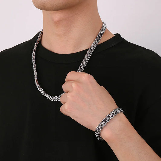 YUNIK 'C&C' Stainless Bracelet & Necklace