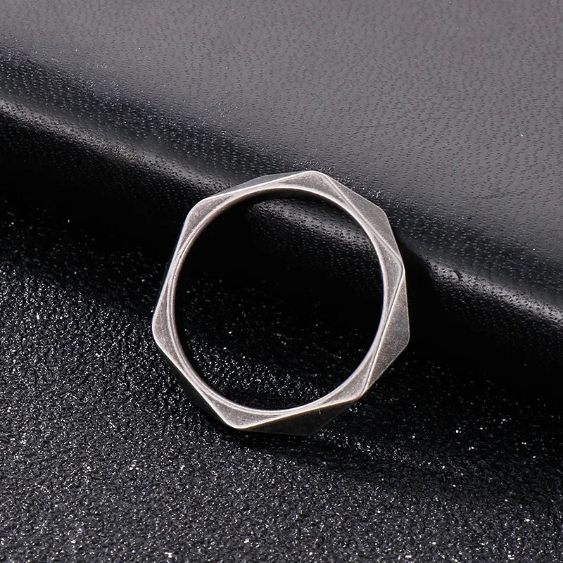 YUNIK 'Tetra' Stainless Ring